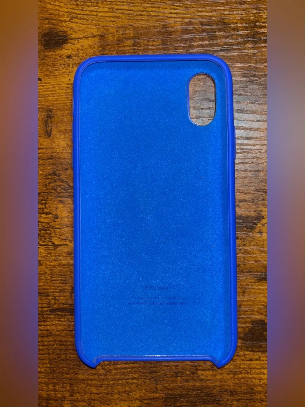 iPhone XR Silicone iPhone Case - Blue 🔵🛜